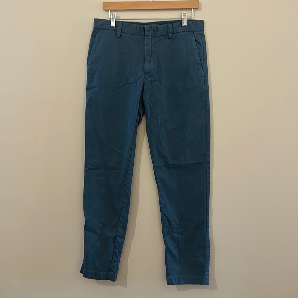 Brooks brothers teal blue chinos
